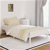 Gecheer Struttura,Telaio,Letto,Giroletto,Singolo,100x200 cm,in Legno Massello di Pino,Giroletto Singolo 100x200 cm in Legno Massello di Pino,Letto Moderno,Letto con Doghe Legno