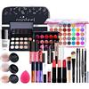 MKNZOME Professional Trucchi Donna Offerta, MKNZOME Set Trucchi Make Up Completo Kit Makeup Regalo di Natale e Compleanno Palette Ombretti Professionali Rossetti Make-up Fondotinta Correttore