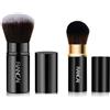 Lxing 2pcs Pennello Trucco Retrattile, Pennelli per Trucco Retrattili, Brush per Fard in Polvere, Pennello per Blush, Piccoli Pennelli da Viaggio