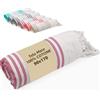 SoNiT home decor SoNiT Telo Mare in Cotone Fouta - Leggerissimo e Versatile - Magenta - 90x180