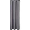 LinTimes Linen Like Linen 240 g/mq Tenda da Doccia per box Bagno Pesante con Ganci in Tessuto Lavabile per Hotel, Grigio 101 x 183 cm