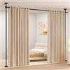 WELDUN Bastoni per tenda divisori, asta per pavimento, nessun danno da trapano, aste autoportanti, resistenti staffe a tensione verticale 227-312 cm (altezza) 71-178 cm
