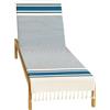o-day Telo Mare Cotone Fouta 170x90 cm - Asciugamano Mare Cotone Leggero per Spiaggia, Lettino, Viaggio, Uomo Donna, Righe, Salvaspazio (Righe Blu)