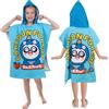 BITOYO Teli Mare Bambini con Cappuccio Asciugamano Poncho Bambini per Spiaggia Bagno Doccia Nuotare Piscina Accappatoio per Ragazze Ragazzi Bambini Asciugamano 6-14 Anni (Panda)