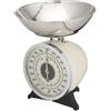 KitchenCraft Classic Collection Bilancia Meccanica da Cucina con Ciotola, in Confezione Regalo, 2 kg - Nera