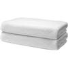 Ôhm Set di 2 Asciugamani Bagno 70x140 cm | Grande Telo da Doccia e Bagno | 100% Cotone | Spugna Morbido e Assorbente | 500g/m2 | Hotel e B&B | Oeko-TEX | Ôhm | Bianco