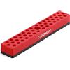 CASOMAN Organizzatore per inserti esagonali da 1/4 con base magnetica - Rosso, Organizzatore per inserti a 43 fori con base magnetica forte, Organizzatore magnetico per inserti per le tue specialità