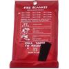 Vonmerie Coperta antincendio rosso Premium EN 1869:2019 XL tipo coperta antincendio utilizzato per estintori da cucina, primo soccorso, estinzione da esterni, ecc. 1 m x 1 m