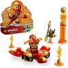 LEGO Set da costruzione LEGO NINJAGO Kai's Dragon Power Spinjitzu Flip 71777, Ninja Rosso con Minifigura di Kai; Regalo per Bambini di 6 Anni, Ragazzi, Ragazze e Amanti dei Giocattoli Ninja che Amano i Set
