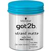 Got2B spiaggia Matte Surfer Look Matt Paste, confezione da (6 X 100 ML)
