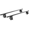 Italfodere Barre Portatutto Fiat Panda III 2012> Senza Railing, Attacco Fix Point, Facili da Montare, Design Moderno, Acciaio Elettrozincato 40x25 mm, Guaina Antisibilo, Fissaggio Sicuro