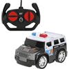 ColorBaby 41304 Speed & Go Auto radiocomandata Polizia Nazionale, Attrezzatura SWAT, Radiocomando per bambini, Telecomando 27 MHz, Scala 1/24, 10-12 km/h, Veicolo in miniatura, Auto per bambini, +4