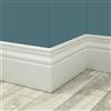 Eternal Parquet 96ML Battiscopa in Legno Massiccio MASSELLO ZOCCOLINO DUCALE 120X13 Bianco