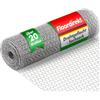 Floordirekt Recinzione a rete metallica per giardino, balcone e piccoli animali - Rete metallica esagonale - Larghezza maglie 13 mm - acciaio zincato (75 cm (H) / 25 m (L) / 13 mm di larghezza)