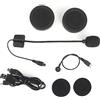 Rankomu BT17 - Cuffie Bluetooth impermeabili per casco, stereo, musica, moto, equitazione, connettività Bluetooth