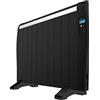 Cecotec Emettitore Termico ReadyWarm 2500 Thermal Black. 12 Elementi e 1800 W, Display LCD, Telecomando a distanza, timer, selezione della temperatura, copertura di 25 m² (10 Moduli, Nero)