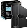 TP-Link Wi-Fi 7 Archer BE700 Router Wi-Fi BE15000Mbps, 1×Porta WAN 10 Gbps, 1×Porta LAN 2.5 Gbps, 3 ×Porta LAN 1Gbps, Molteplici Opzioni di Installazione, MU-MIMO, 4K-QAM, OFDMA, MLO, VPN, EasyMesh