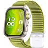 HUAWEI WATCH FIT4 Pro Smartwatch, + Freebuds SE 2 Bianco, Ultra-sottile, 1.82 Schermo in Zaffiro & Lunetta in Lega di Titanio, Fitness Tracker, con App ECG, fino a 10 Giorni, GPS, 30 mesi di Garanzia