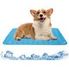 Leikurvo Tappetino refrigerante per cani e gatti: 70 x 55 cm, per cani e gatti, grande coperta fredda, resistente all'usura, lavabile, per cani, per cani, per esterni, a casa (blu)