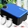 Forever Speed Aeratore Acquario Silenzioso <40db, 8W Regolabile Aeratore Acquario con Accessori 2 Uscite fino a 600L, Ossigenatore Acquario Ultra Silenziosa