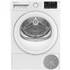Bauknecht BD 8D WWS - Asciugatrice a pompa di calore, 8 kg/D (A++), 1400 giri/min, inverter/D7S/ Heat Pump Tech/porta bianca, pulsante bianco e argentato/Slim, Drum Light/Dynamic Intelligence