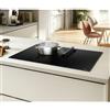 Elica PRF0184551, Piano cottura a induzione con cappa aspirante integrata NIKOLATESLA FIT 3Z BL/A/72, Black