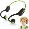 LOBKIN Cuffie Conduzione Ossea per bambini Open Ear, Bluetooth 5.3 Auricolari Conduzione Ossea Wireless Leggere per bambini IPX5 Impermeabili con Microfono per Scuola, Casa e Attività per Ragazzi Ragazze