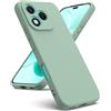 Oududianzi - Cover Compatibile con Honor 400 Lite 5G [Cover in Silicone Liquido] [Interno in Microfibra] Gomma Gel di Silicone TPU Liquido Antiurto Custodia Honor 400 Lite - Matcha