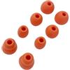 tecinity 4 Paia Gommini per Beats Powerbeats Pro/Powerbeats 3/Powerbeats 4, 4 Misure Auricolari di ricambio in Silicone per 4mm Auricolari In-Ear (Rosso)