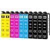 Veson Cartucce Sostituzione 405XL Compatibili con Epson Workforce Pro WF-3820 WF-3825 WF-4820 WF-4825 WF-4830 Workforce WF-7830 WF-7835 WF-7840 WF-7310 (Pacchetto da 10)