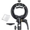Godox S2 Bracket Supporto Bowens, compatibile con flash Godox V100 AD200 Pro II V1 Pro RS60R AD100 Pro RS60BI TT600, Funziona anche con Flash Sony Canon Nikon Fujifilm