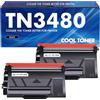 Cool Toner TN3480 Cartuccia Toner Compatibile per Brother HL-L5100DN TN-3480 | TN3480 TN 3480 per MFC-L5700DW HL-L5000D HL-L5200DW HL-L6400DW DCP-L5500DN DCP-L6600DW MFC-L6800DW Nero, 2-Pack