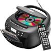 KLIM Lettore CD + Lettore Cassette Audio, AM/FM Radio Bluetooth, Stereo CD Player, Remota, Registrazione Su Nastro, USB Drive, AUX, Radio CD Stereo Casa Alimentazione AC/DC