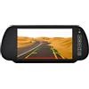 Cocar Auto 7 Pollici Monitor, Cocar 12V-24V HD 800x400 2 Canali RCA Specchietto Retrovisore con Telecomando In-Mirror LCD Schermo per Camion la Macchina Fotografica di Sostegno DVD Media Player