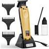 Fagaci Macchinetta per Capelli Professionale Zero Gap, Trimmer Barba Affilatura 5 Volte Più Duratura Tagliacapelli Professionale, Brushless Motor Rasoio Capelli Uomo 0 mm, Tagliacapelli a Zero