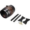 Oumefar Botte di vino 3L Legno di quercia vintage Botte di vino Brandy Contenitore di whisky Bourbon Tequila Botte di rovere Secchiello per vino con rubinetto erogatore