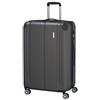 travelite valigia rigida grande, espandibile, 4 ruote, CITY, trolley con superficie antigraffio, chiusura TSA, piega ad espansione, 77 cm, 113-124 l