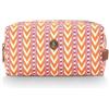 Pip Studio Coco Cosmetic Bag M Samba Strip Orange