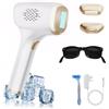 Gxpjycfob 3 in 1 epilatore a luce pulsata IPL - Raffreddamento Indolore, epilatore laser definitivo epilatori a luce pulsata per donna e uomo, viso, bikini, corpo