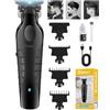 KEMEI 2299 Trimmer, Tagliacapelli Uomo Professionale, Macchinetta per Capelli Senza Fili, Regolabarba Regola Barba Elettrico Trimmer Capelli con 3 Pettini Guida