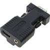 Psdndeww Convertitore di cavo femmina maschio per PC portatile Tablet HDMI Adattatore VGA maschio 1080p