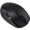 DAZZLEEX Mouse da gioco wireless ricaricabile, connettività Dual Mode, Silent Click (nero)
