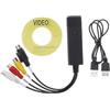 ENET Video Grabber USB Capture Card, Convert Hi8 VHS to Digital DVD for Windows PC, Audio Video Digitize Converter Adapter