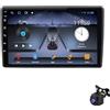Generic Android 13 Car Stereo Auto Player per Citroen C2 C3 2001-2010 9 Pollici Touch Screen Stereo con Carplay Bluetooth WiFi Support RDS Controllo del Volante Chiamate in Vivavoce(B WiFi 4-Core 2G+32G)