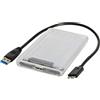 Pockety Velocità 2TB USB 3.0 a 2.5 pollici rigido esterno SSD HDD custodia trasparente