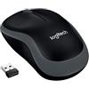 Logitech M185 RF Wireless Ambidestro Nero - Mouse (RF senza fili, ufficio, Computer portatile, ambidestro, Nero, USB)