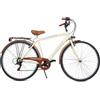 MADICKS Bicicletta Uomo da Passeggio Olanda Trekking City bike Misura 28 Bici da città Vintage retrò Beige Con Cambio