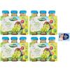 Felce Azzurra 24x Valfrutta Succhi di Frutta Pera bevanda analcolica rinfrescante,Pera 100% italiana,bottiglia di vetro da 125ml + 1 Busta di Talco Felce Azzurra in omaggio da 100g