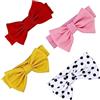 SUPVOX 4 Pezzi Archetto Ad Arco Neonato Che Fa i Primi Passi Accessori Per Infantile Fasce Per Neonata Fasce Per Bande Bianco Pizzo Tessuto Colore Casuale