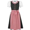 Isar-Trachten Ragazza Isar-Pantaloncini da Bambino Vestito Verde con laukaa, Verde, 80 Verde 4 Anni